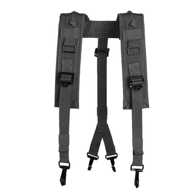 Sling tactic în formă de Y pentru exterior – curea din nylon, cataramă din plastic, închidere cu cataramă, lățime peste 4 cm, tricotat manual