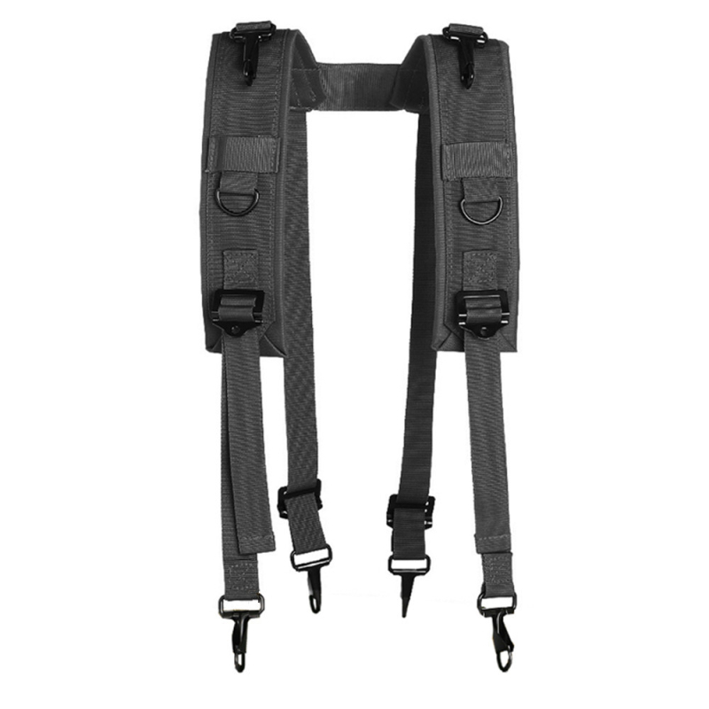 Sling tactic în formă de Y pentru exterior – curea din nylon, cataramă din plastic, închidere cu cataramă, lățime peste 4 cm, tricotat manual