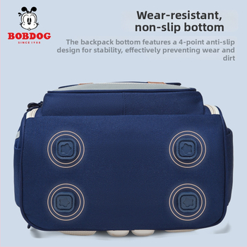 Babu Bean ultra lengva Oxford mokyklinė kuprinė 3–4 klasei, atspari dėvėjimui, vaikiško mielo stiliaus