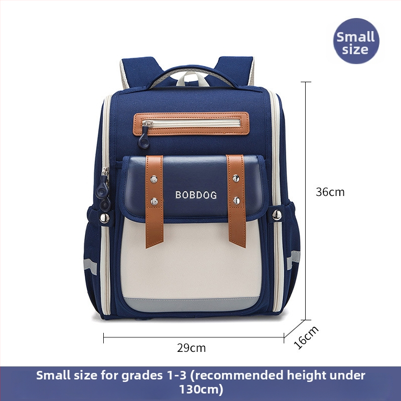 Babu Bean ultra lengva Oxford mokyklinė kuprinė 3–4 klasei, atspari dėvėjimui, vaikiško mielo stiliaus