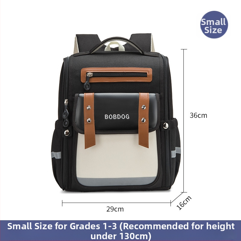 Babu Bean ultra lengva Oxford mokyklinė kuprinė 3–4 klasei, atspari dėvėjimui, vaikiško mielo stiliaus