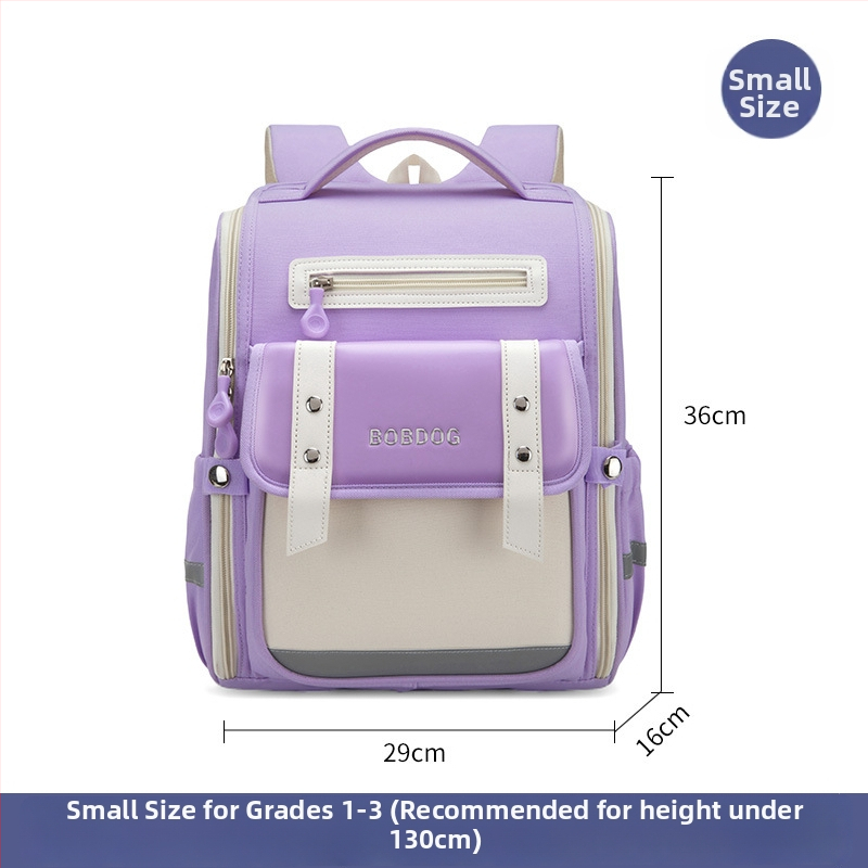 Babu Bean ultra lengva Oxford mokyklinė kuprinė 3–4 klasei, atspari dėvėjimui, vaikiško mielo stiliaus