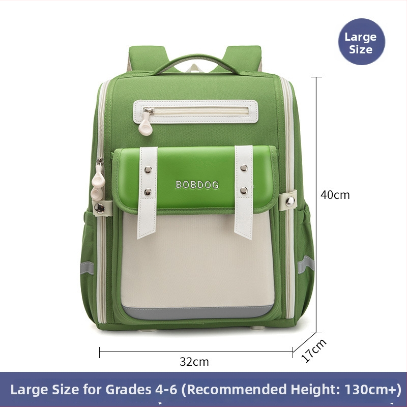 Babu Bean ultra lengva Oxford mokyklinė kuprinė 3–4 klasei, atspari dėvėjimui, vaikiško mielo stiliaus