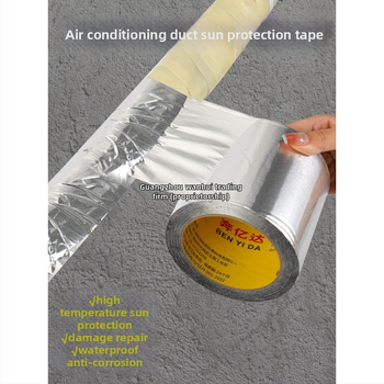 Izolačná páska na meďové rúry pre klimatizáciu - slnečná ochrana, vodeodolná, vysoká teplota, reflexná fólia, vonkajšie použitie (Model 951739672990)