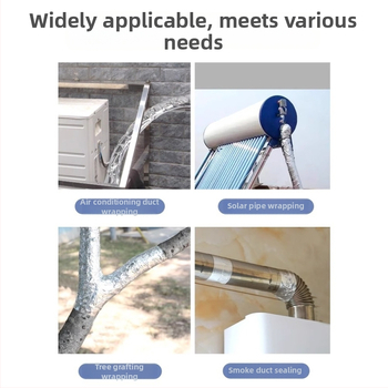 Izolačná páska na meďové rúry pre klimatizáciu - slnečná ochrana, vodeodolná, vysoká teplota, reflexná fólia, vonkajšie použitie (Model 951739672990)