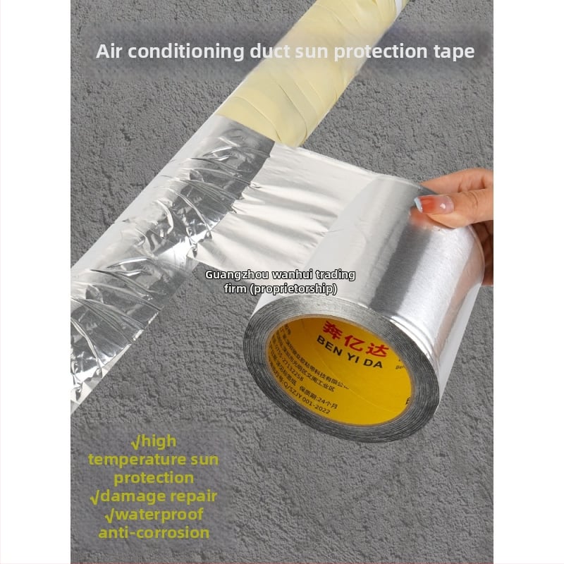 Izolačná páska na meďové rúry pre klimatizáciu - slnečná ochrana, vodeodolná, vysoká teplota, reflexná fólia, vonkajšie použitie (Model 951739672990)
