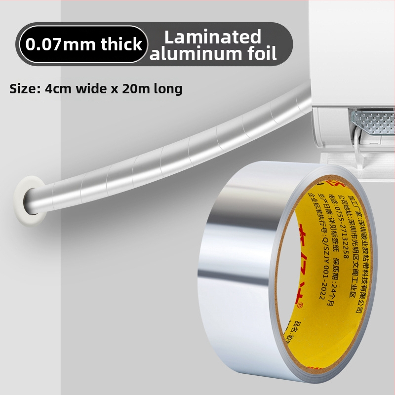 Izolačná páska na meďové rúry pre klimatizáciu - slnečná ochrana, vodeodolná, vysoká teplota, reflexná fólia, vonkajšie použitie (Model 951739672990)