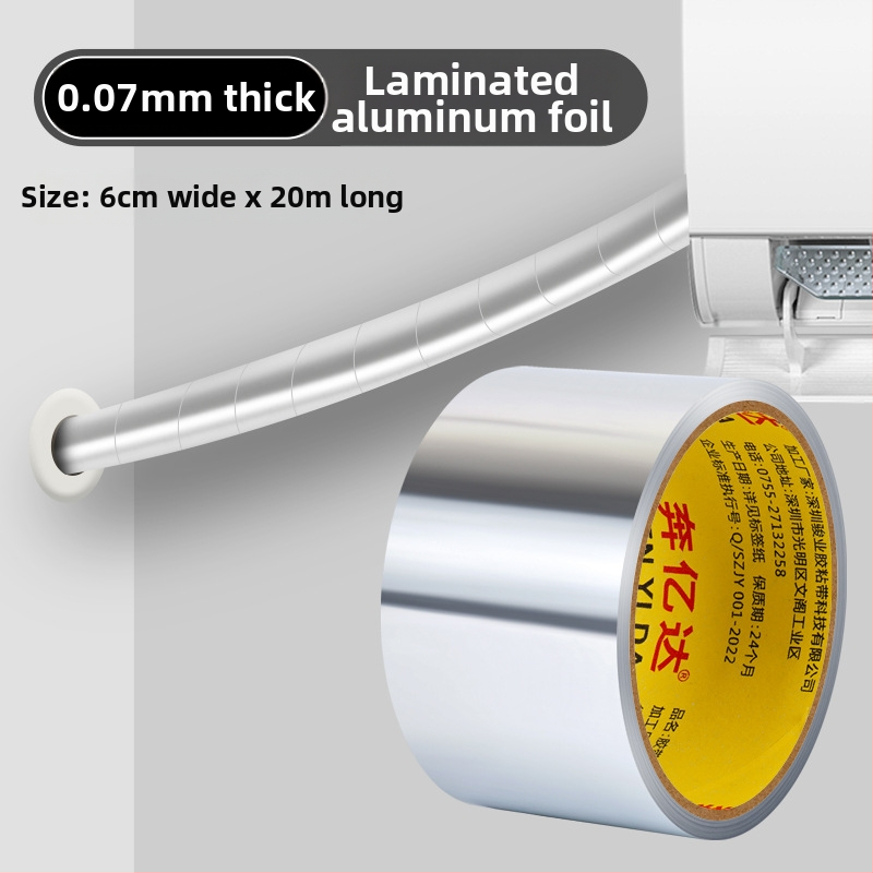 Izolačná páska na meďové rúry pre klimatizáciu - slnečná ochrana, vodeodolná, vysoká teplota, reflexná fólia, vonkajšie použitie (Model 951739672990)
