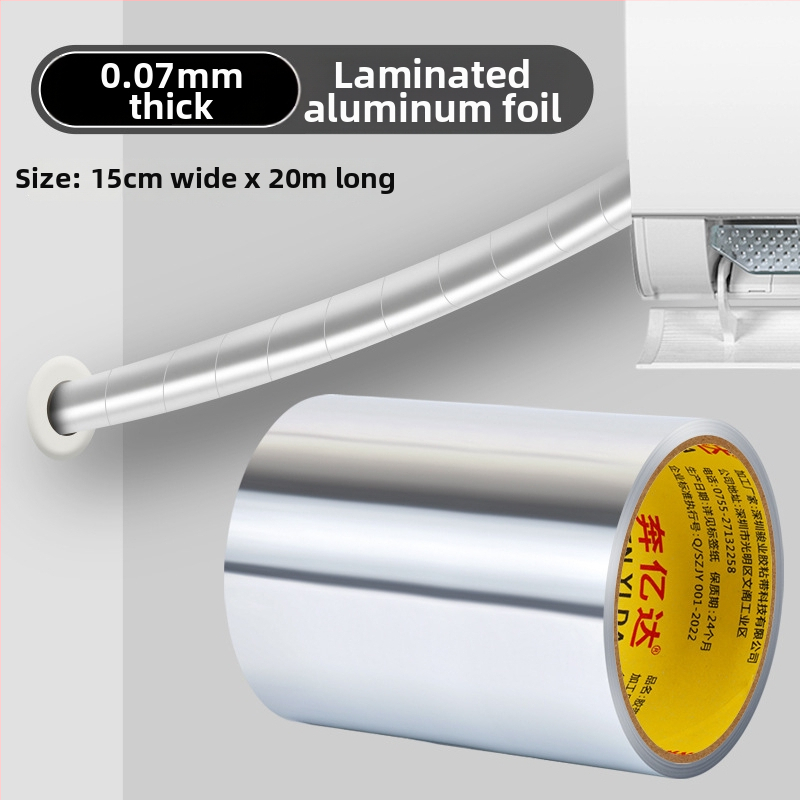 Izolačná páska na meďové rúry pre klimatizáciu - slnečná ochrana, vodeodolná, vysoká teplota, reflexná fólia, vonkajšie použitie (Model 951739672990)