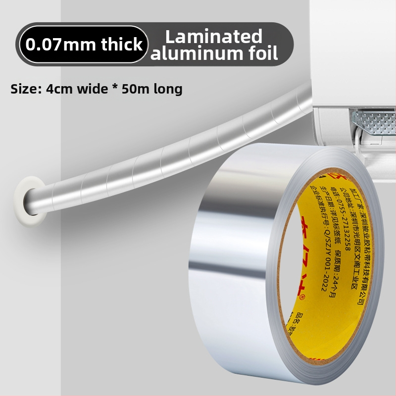 Izolačná páska na meďové rúry pre klimatizáciu - slnečná ochrana, vodeodolná, vysoká teplota, reflexná fólia, vonkajšie použitie (Model 951739672990)