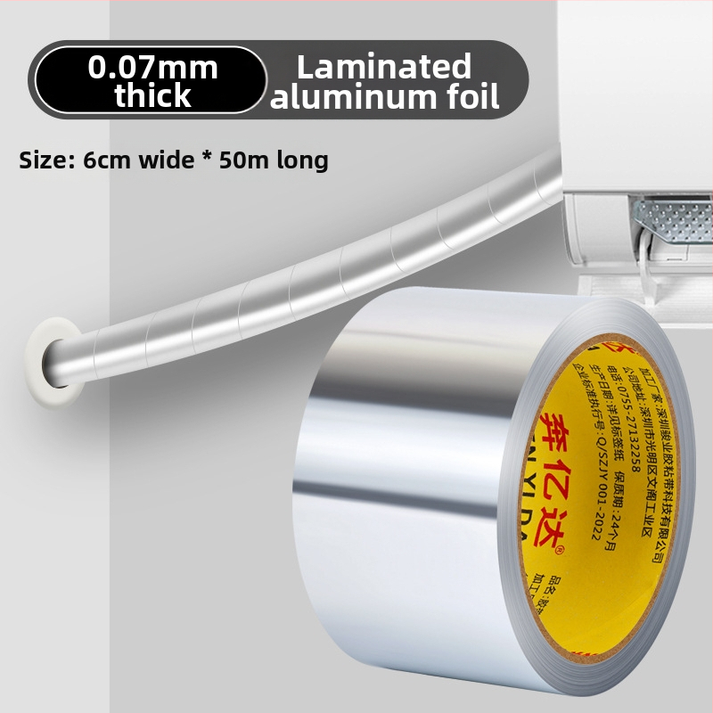 Izolačná páska na meďové rúry pre klimatizáciu - slnečná ochrana, vodeodolná, vysoká teplota, reflexná fólia, vonkajšie použitie (Model 951739672990)