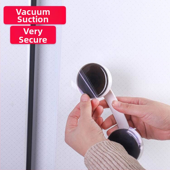 Sklenená klika na posuvné dvere s prísavkou, bez vŕtania, model 020, plast, moderný minimalizmus