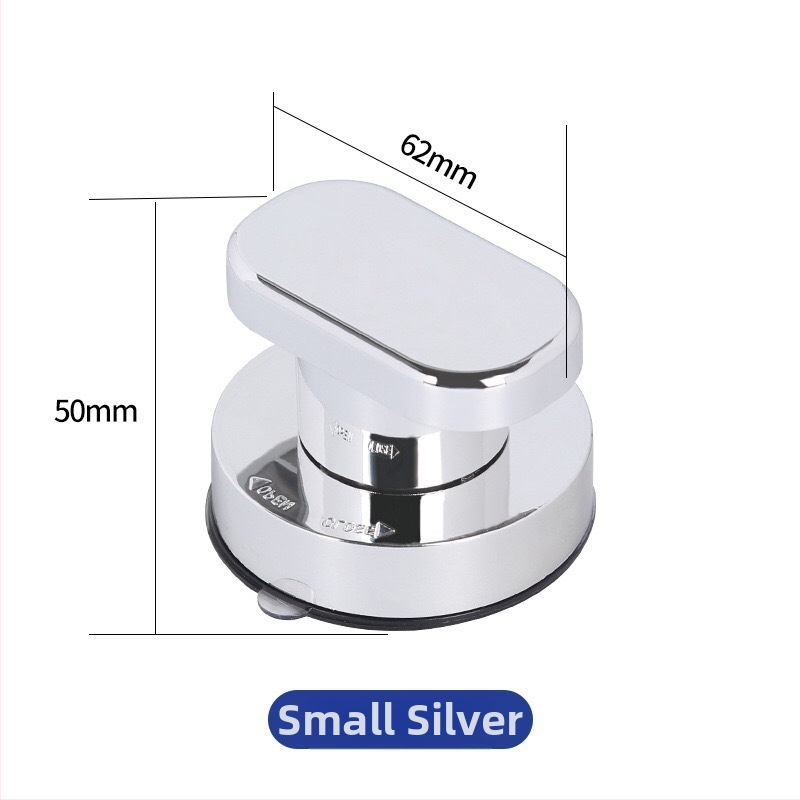 Sklenená klika na posuvné dvere s prísavkou, bez vŕtania, model 020, plast, moderný minimalizmus