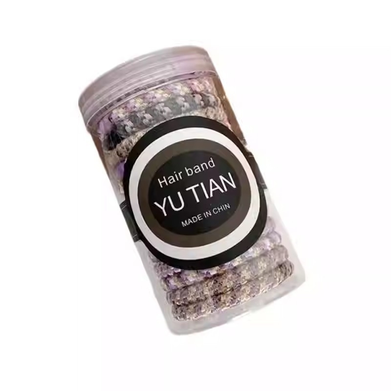 Audinio plaukų gumelė uodegai - rankų darbo, aukšta kokybė, didelis elastingumas, be įdėklų, kasdieniam miesto stiliui