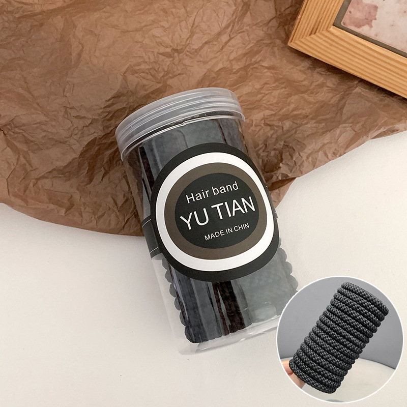 Audinio plaukų gumelė uodegai - rankų darbo, aukšta kokybė, didelis elastingumas, be įdėklų, kasdieniam miesto stiliui