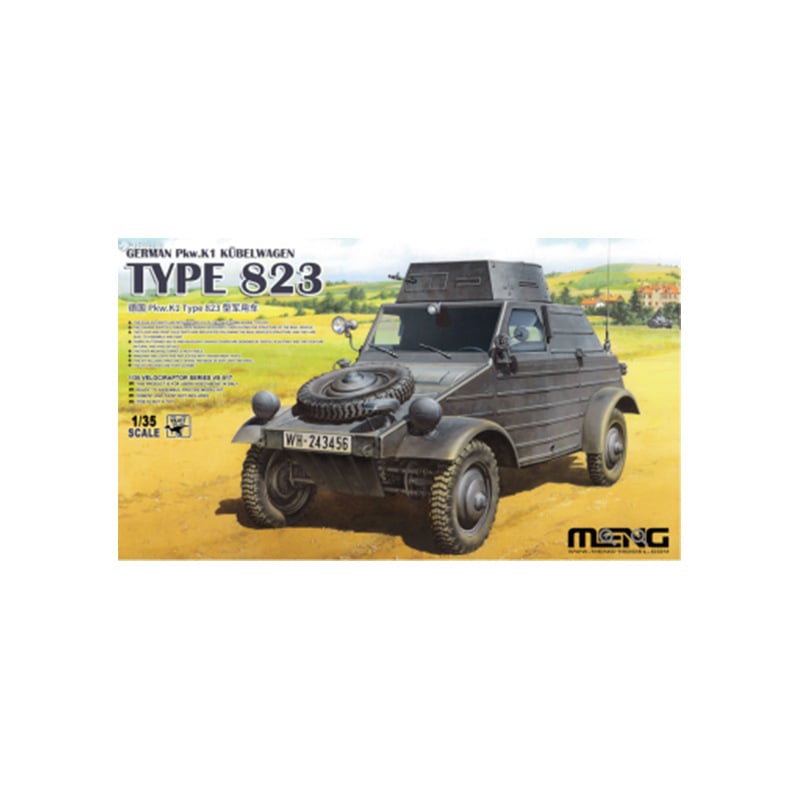 MENG Pancierované vozidlo Swift Dragon PKT823 – Plastový zostavovací model, Typhoon Husky Tiger-Style Ford F350, 14+