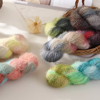 Nádherná priadza — ručne farbená Hank priadza, Jet-spun na pletenie