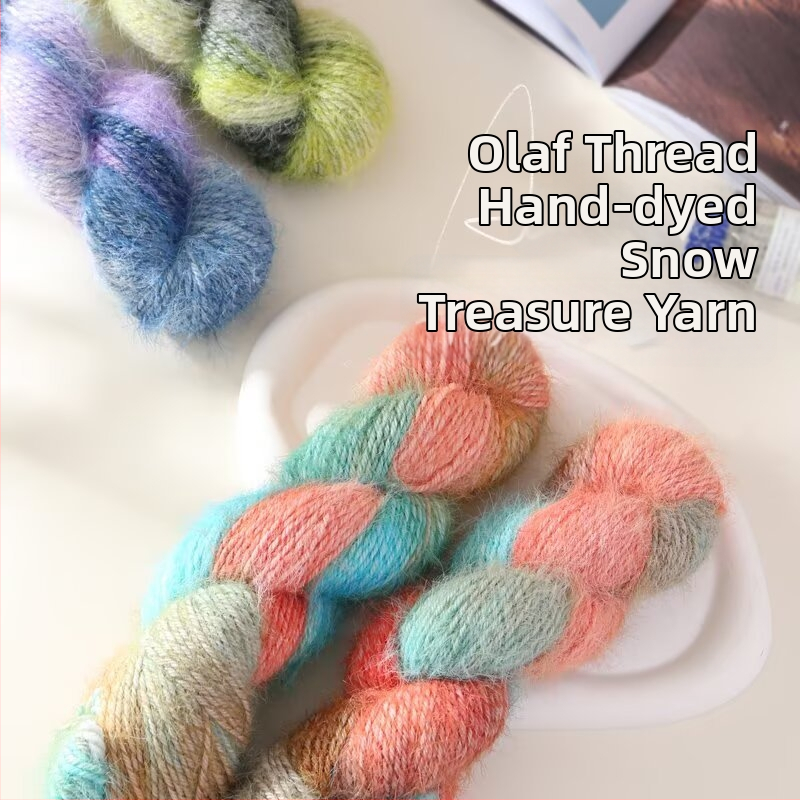 Nádherná priadza — ručne farbená Hank priadza, Jet-spun na pletenie