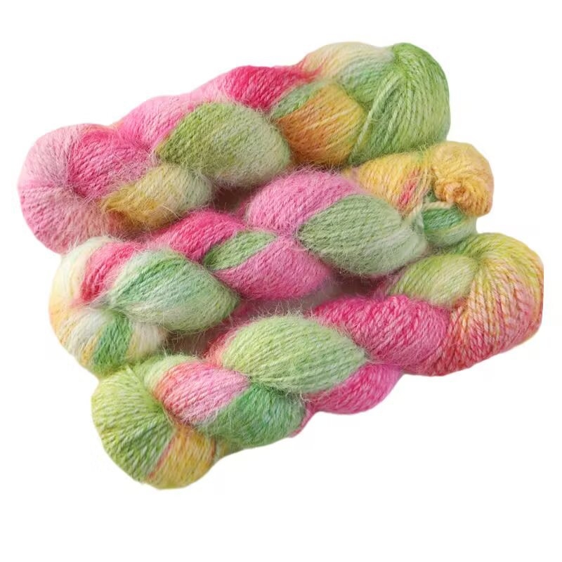 Nádherná priadza — ručne farbená Hank priadza, Jet-spun na pletenie