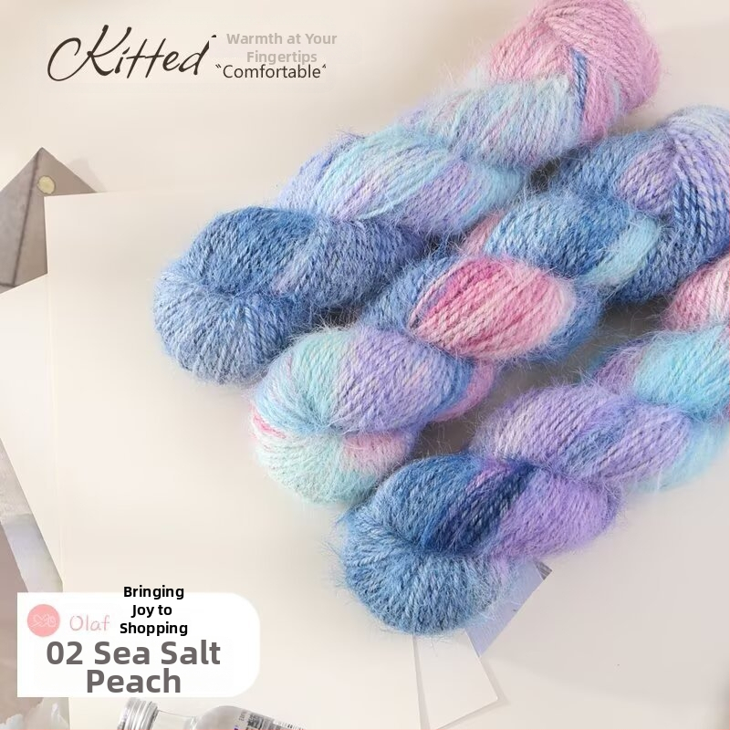 Nádherná priadza — ručne farbená Hank priadza, Jet-spun na pletenie