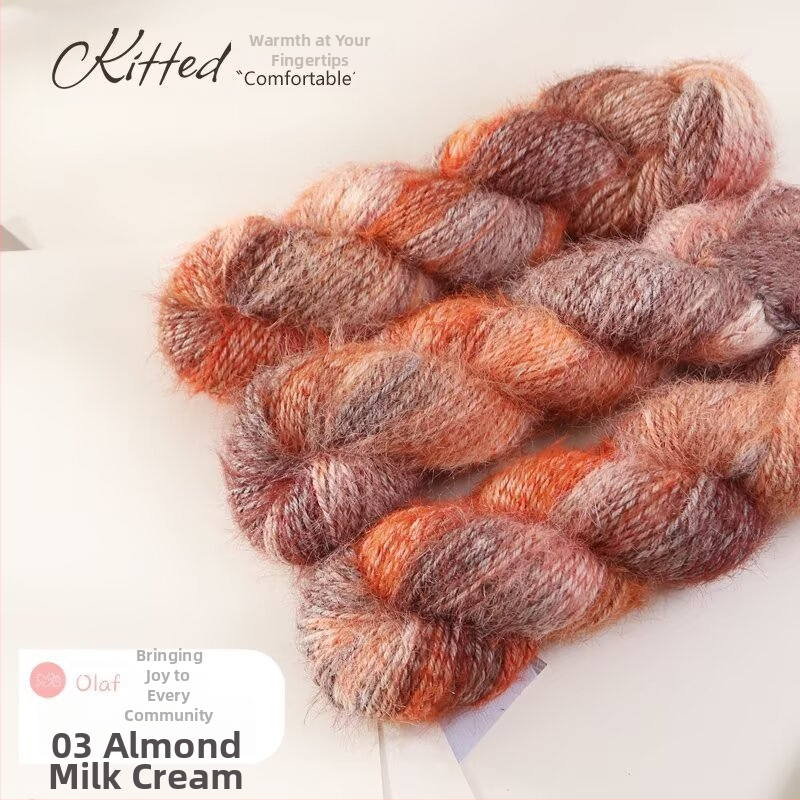 Nádherná priadza — ručne farbená Hank priadza, Jet-spun na pletenie