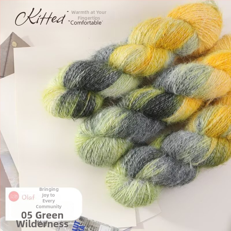 Nádherná priadza — ručne farbená Hank priadza, Jet-spun na pletenie