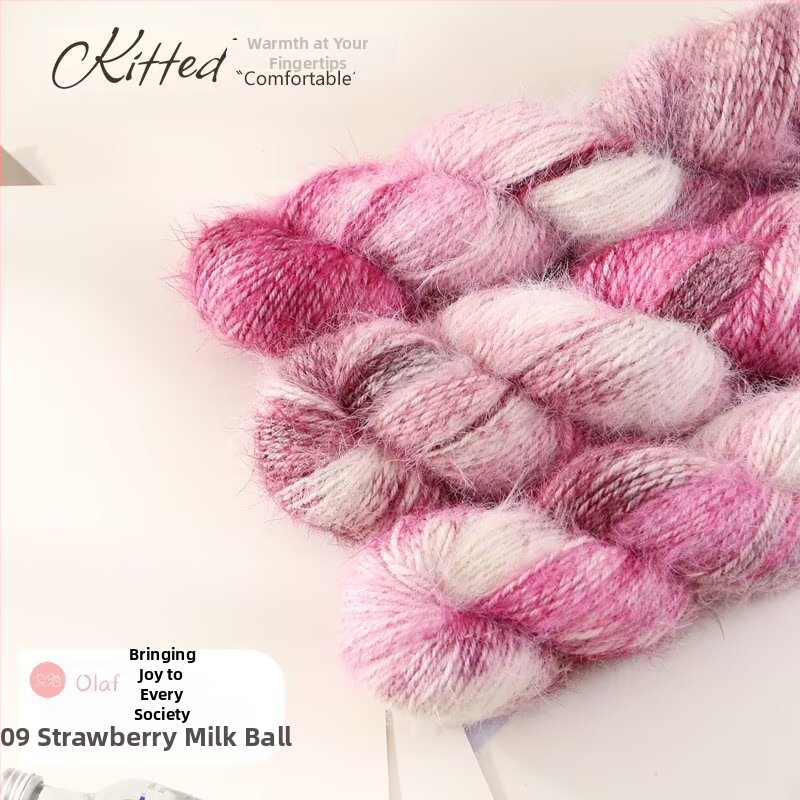 Nádherná priadza — ručne farbená Hank priadza, Jet-spun na pletenie