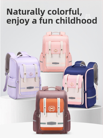 Unisex mokyklinė kuprinė 1–6 klasei, kvėpuojanti, itin lengva, išplėčiama, mažinanti apkrovą, atšvaitiniai elementai nakties saugumui; medžiaga: Oxford audinys; pamušalas: poliesteris; ergonomiška nugaros plokštė