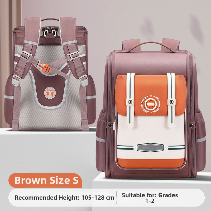 Unisex mokyklinė kuprinė 1–6 klasei, kvėpuojanti, itin lengva, išplėčiama, mažinanti apkrovą, atšvaitiniai elementai nakties saugumui; medžiaga: Oxford audinys; pamušalas: poliesteris; ergonomiška nugaros plokštė