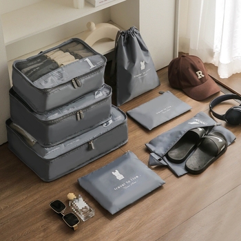 Putna torba za organiziranje - Poliester, Višenamjenska, Moderan minimalistički stil, za cipele, donje rublje, odjeću i toaletne potrepštine