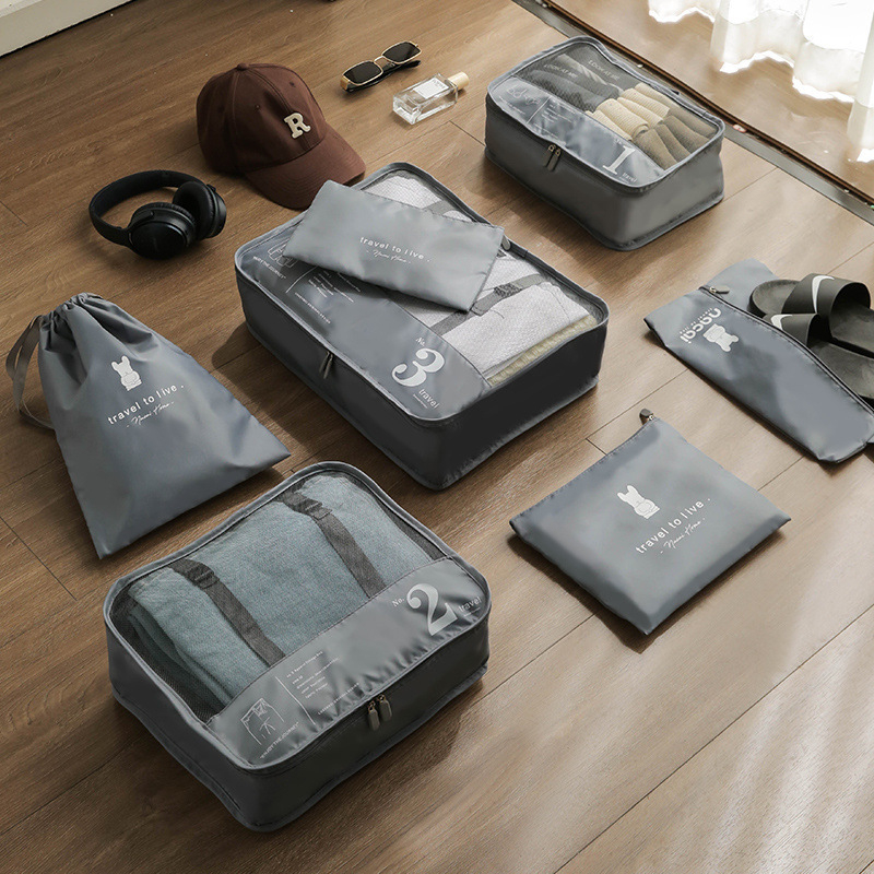 Putna torba za organiziranje - Poliester, Višenamjenska, Moderan minimalistički stil, za cipele, donje rublje, odjeću i toaletne potrepštine