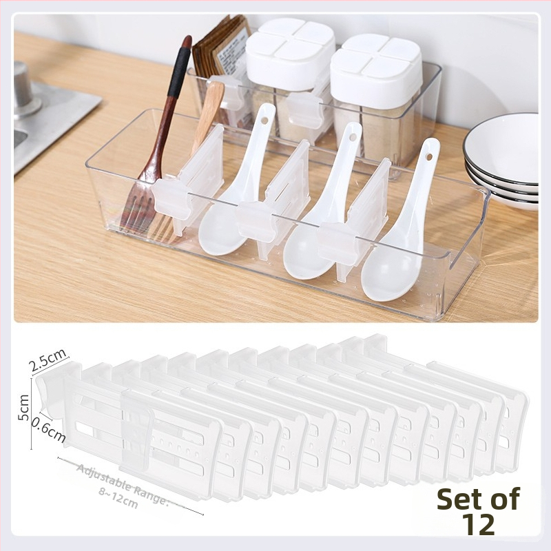 Delič chladničky – bočné dvere, zvislý delič, nastaviteľný plastový panel, modulárna konfigurácia