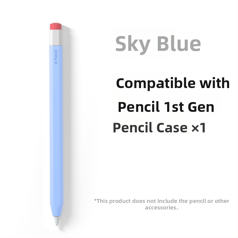 Silīkon aizsargkalns Apple Pencil (1. un 2. paaudze) - pret ritēšanu, izturīgs pret kritieniem, pretslīdējošs