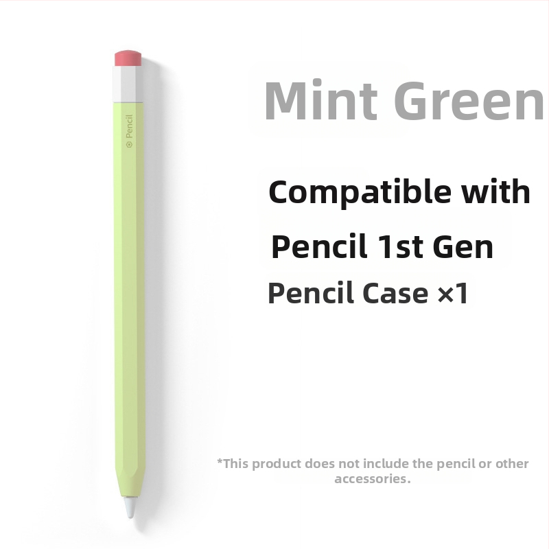 Silīkon aizsargkalns Apple Pencil (1. un 2. paaudze) - pret ritēšanu, izturīgs pret kritieniem, pretslīdējošs