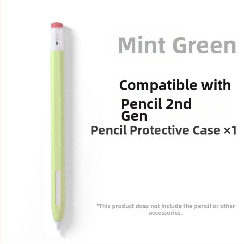 Silīkon aizsargkalns Apple Pencil (1. un 2. paaudze) - pret ritēšanu, izturīgs pret kritieniem, pretslīdējošs