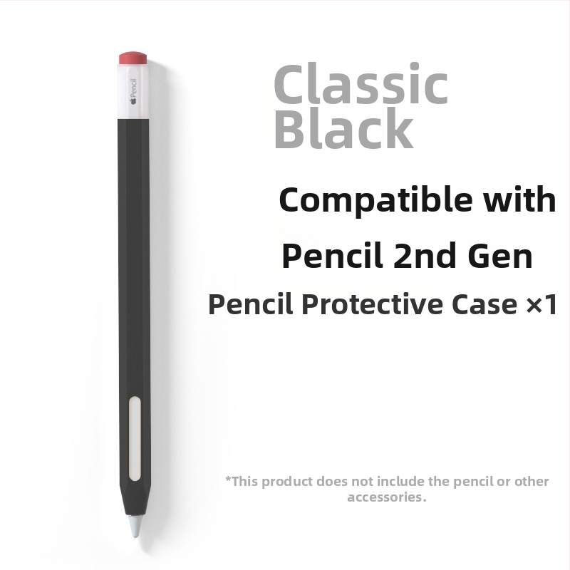 Silīkon aizsargkalns Apple Pencil (1. un 2. paaudze) - pret ritēšanu, izturīgs pret kritieniem, pretslīdējošs