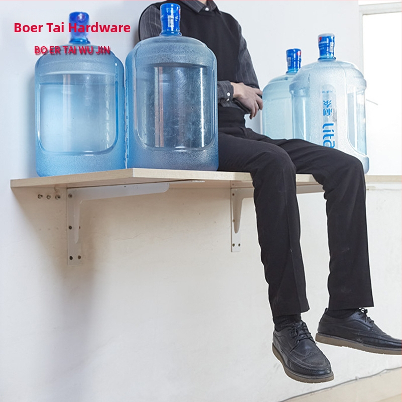 Trojuholníkový nosný rám pre stenový regál, z ocele za studena valcovanej, univerzálny, moderný minimalistický dizajn, Berthet