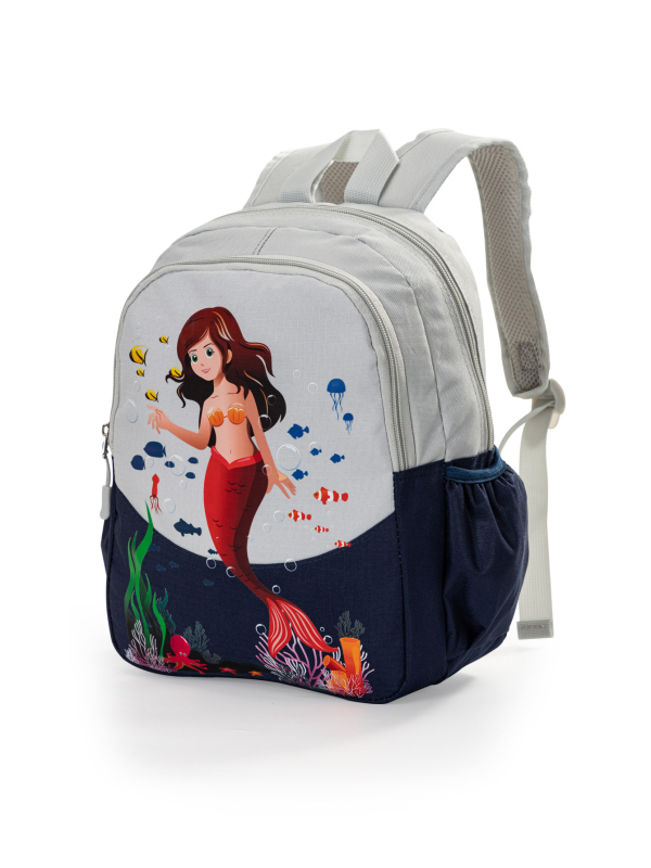 Vaikų kuprinė su vienaragio motyvu, Oxford audinys, kvėpuojanti, lengva, pečių dirželiai su oro pagalve