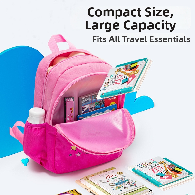 Detský batoh s motívom jednorožca, Oxford látka, priedušný, ľahký, ramenné popruhy s vzdušnou výplňou