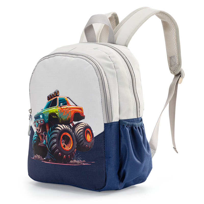 Vaikų kuprinė su vienaragio motyvu, Oxford audinys, kvėpuojanti, lengva, pečių dirželiai su oro pagalve