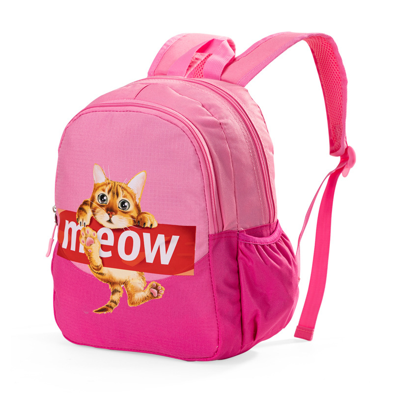 Vaikų kuprinė su vienaragio motyvu, Oxford audinys, kvėpuojanti, lengva, pečių dirželiai su oro pagalve