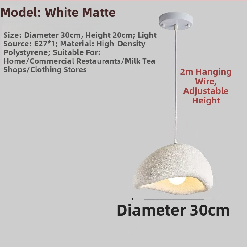 Živicový luster, škandinávsky štýl, LED svetlo, jednoramenný luster (220V; pokrytie 10–15㎡)