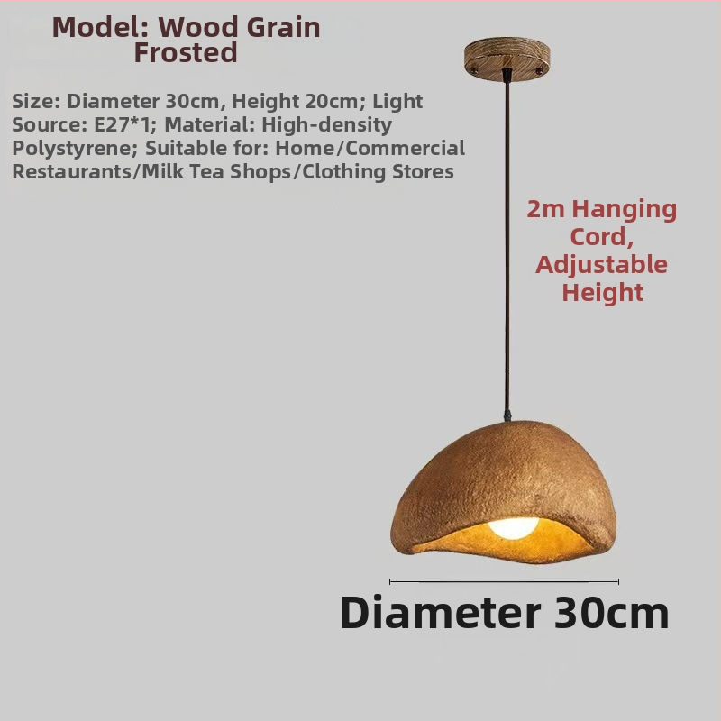 Živicový luster, škandinávsky štýl, LED svetlo, jednoramenný luster (220V; pokrytie 10–15㎡)