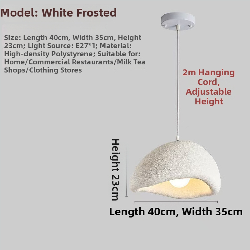 Živicový luster, škandinávsky štýl, LED svetlo, jednoramenný luster (220V; pokrytie 10–15㎡)