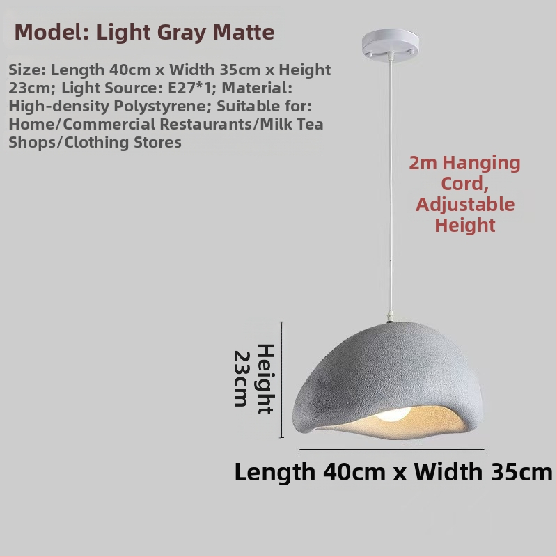 Živicový luster, škandinávsky štýl, LED svetlo, jednoramenný luster (220V; pokrytie 10–15㎡)