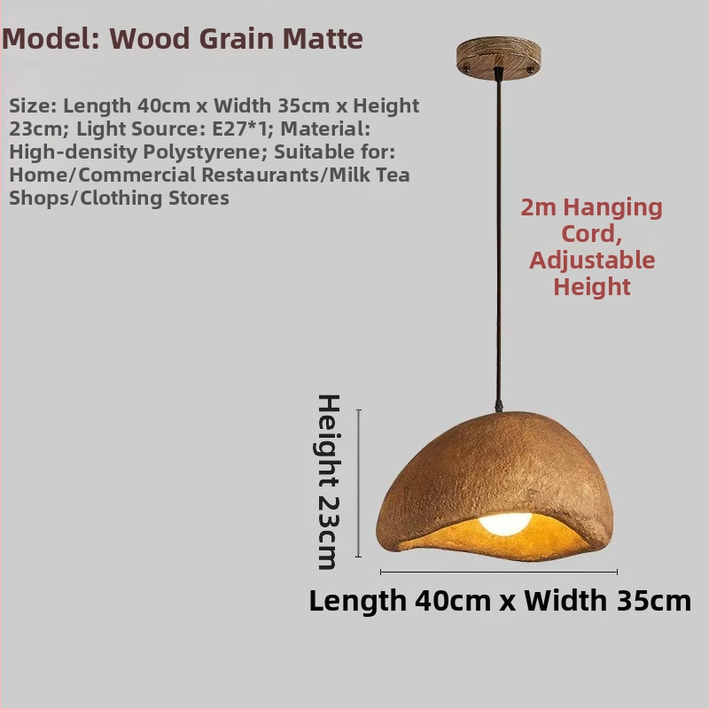 Živicový luster, škandinávsky štýl, LED svetlo, jednoramenný luster (220V; pokrytie 10–15㎡)