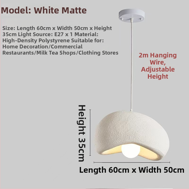 Živicový luster, škandinávsky štýl, LED svetlo, jednoramenný luster (220V; pokrytie 10–15㎡)