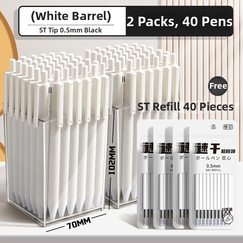 Gélové pero typu tuby s klikaním, rýchloschnúce pre skúšky, plastové telo, Marvel séria