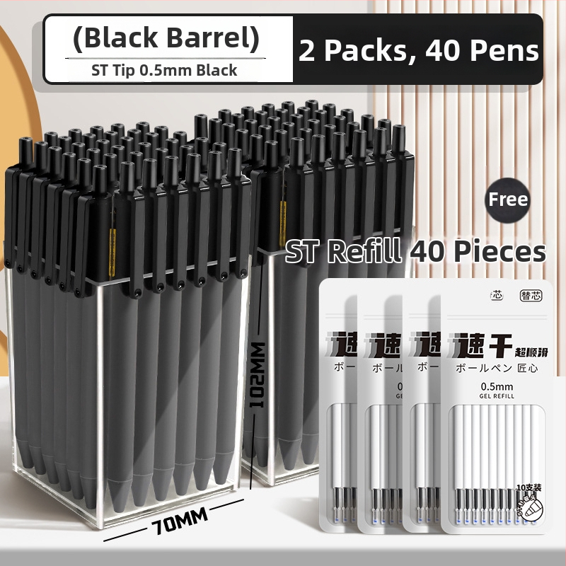 Gélové pero typu tuby s klikaním, rýchloschnúce pre skúšky, plastové telo, Marvel séria