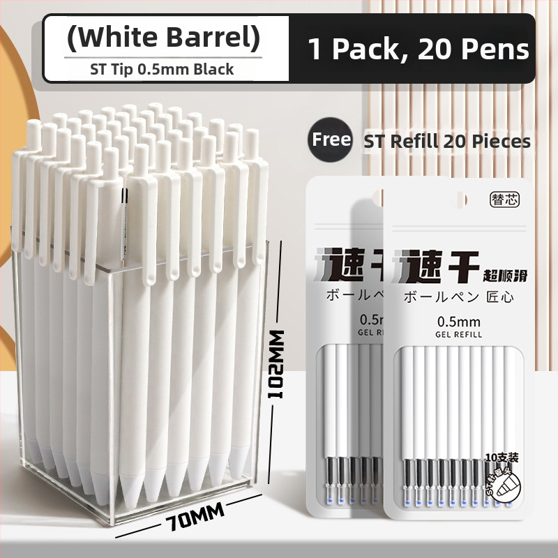 Gélové pero typu tuby s klikaním, rýchloschnúce pre skúšky, plastové telo, Marvel séria